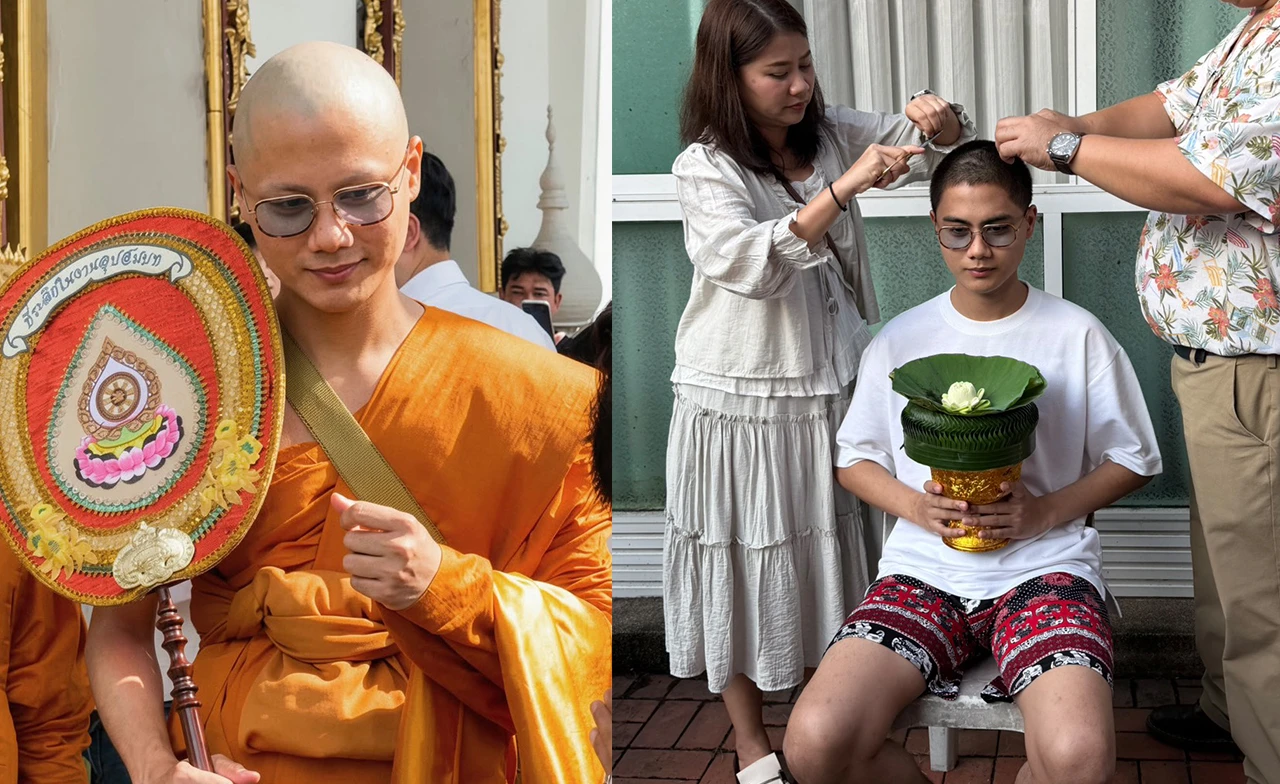 “พอร์ส นรากร” ศิลปิน GMM MUSIC เข้าพิธีอุปสมบทได้ฉายาทางธรรม สิริวฑฺฒโน