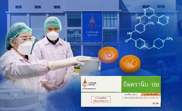 ข่าวดีผู้ป่วยมะเร็ง! ราชวิทยาลัยจุฬาภรณ์ นำส่ง “อิมครานิบ 100” ยาพระราชทานล็อตแรก ถึง สปสช.แล้ว เตรียมกระจายทั่วไทย