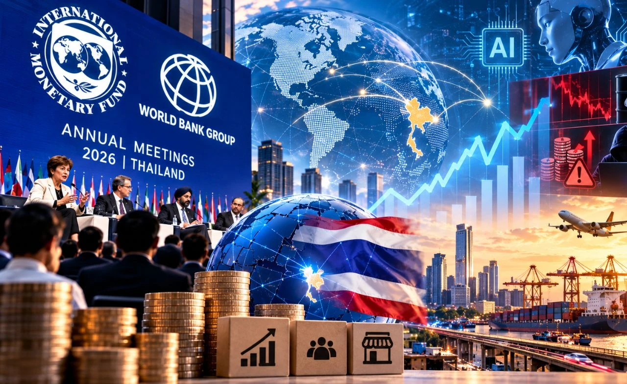 IMF ปรับคาดเศรษฐกิจโลกโต 3.1% “เตือนหนี้พุ่ง–AI เสี่ยงผันผวน” ไทยเร่งรับมือโลกแบ่งขั้ว