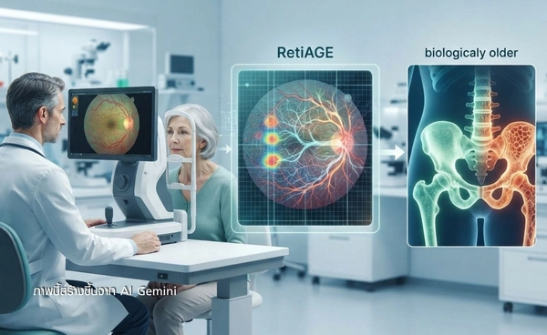 นักวิจัยใช้ AI วิเคราะห์ภาพจอตา ช่วยประเมินความเสี่ยง “กระดูกพรุน”