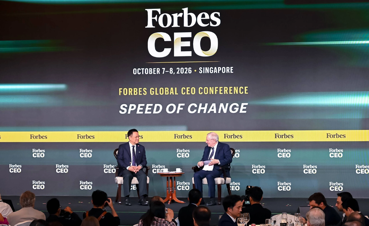 อนุทินขึ้นเวที Forbes สิงคโปร์ ชู 8 นโยบายดึงลงทุนไทย