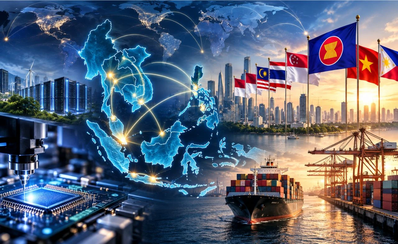 อาเซียนโตแกร่งสวนแรงกดดันโลก AI-ชิป-Data Center ดึงเงินทุน ไทยต้องเร่งสร้างมูลค่าเพิ่ม