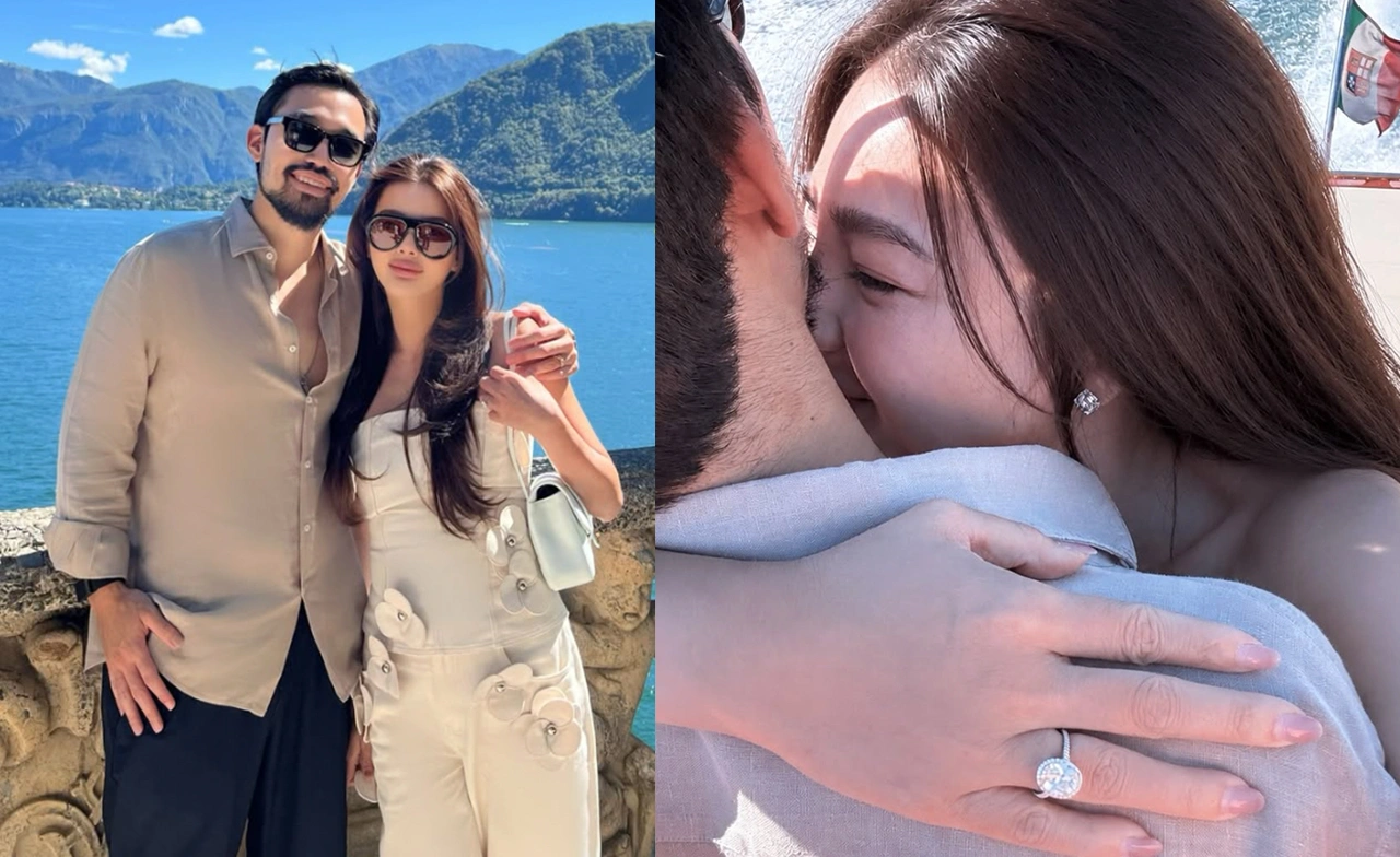 "ดิว อริสรา" ถูกแฟนหนุ่ม "วู้ดดี้ ล่ำซำ" ขอแต่งงานสุดหวาน