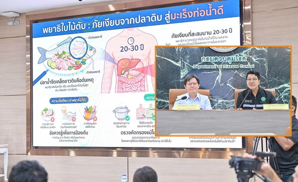 ผลตรวจนิสิต มรภ.มหาสารคาม ยืนยันติด "พยาธิใบไม้ตับ" 4 ราย