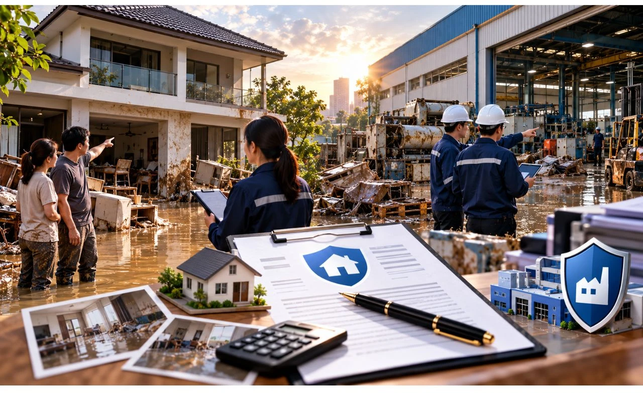 น้ำลด ภาระไม่จบ "เช็กประกันบ้าน-ธุรกิจ" รับมือค่าฟื้นฟูหลังน้ำท่วม