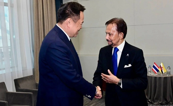 อนุทินหารือกษัตริย์บรูไน ดันความร่วมมือ 4 มิติ ชวนลงทุนไทย