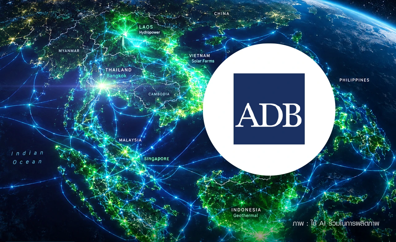 "ADB" ภารกิจ Asean Power Grid เชื่อมไฟฟ้าสะอาด สู่ความมั่นคงทางพลังงาน