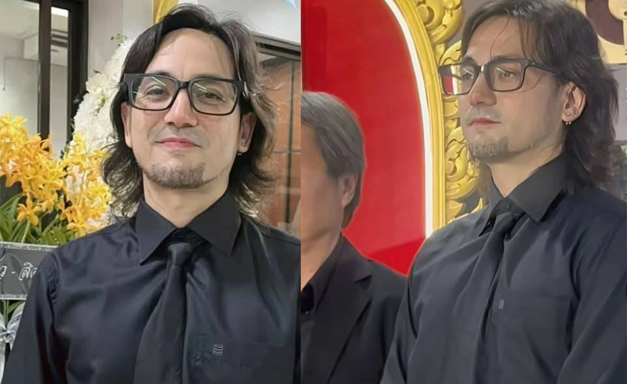 ยังหล่อเหใอนเดิม "เจอาร์ กิตติกุลวงศ์" อดีตดูโอ้ดัง “เจอาร์-วอย” ร่วมอาลัย “ต๋อง วงทู”