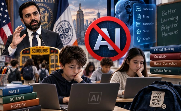 นิวยอร์กแบน AI เด็ก สะเทือน EdTech