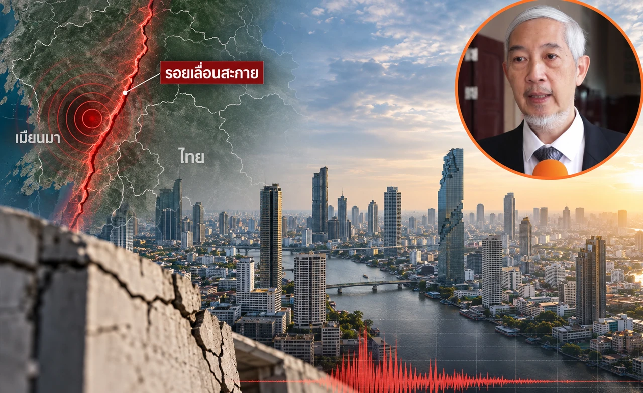 รอยเลื่อนสะกายเงียบมา 96 ปี! “ตึกสูง กทม.” ปลอดภัยแค่ไหนหากไหวซ้ำ?