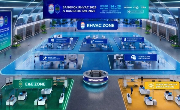นับถอยหลัง! Bangkok RHVAC 2026 & Bangkok E&E 2026 Online Edition