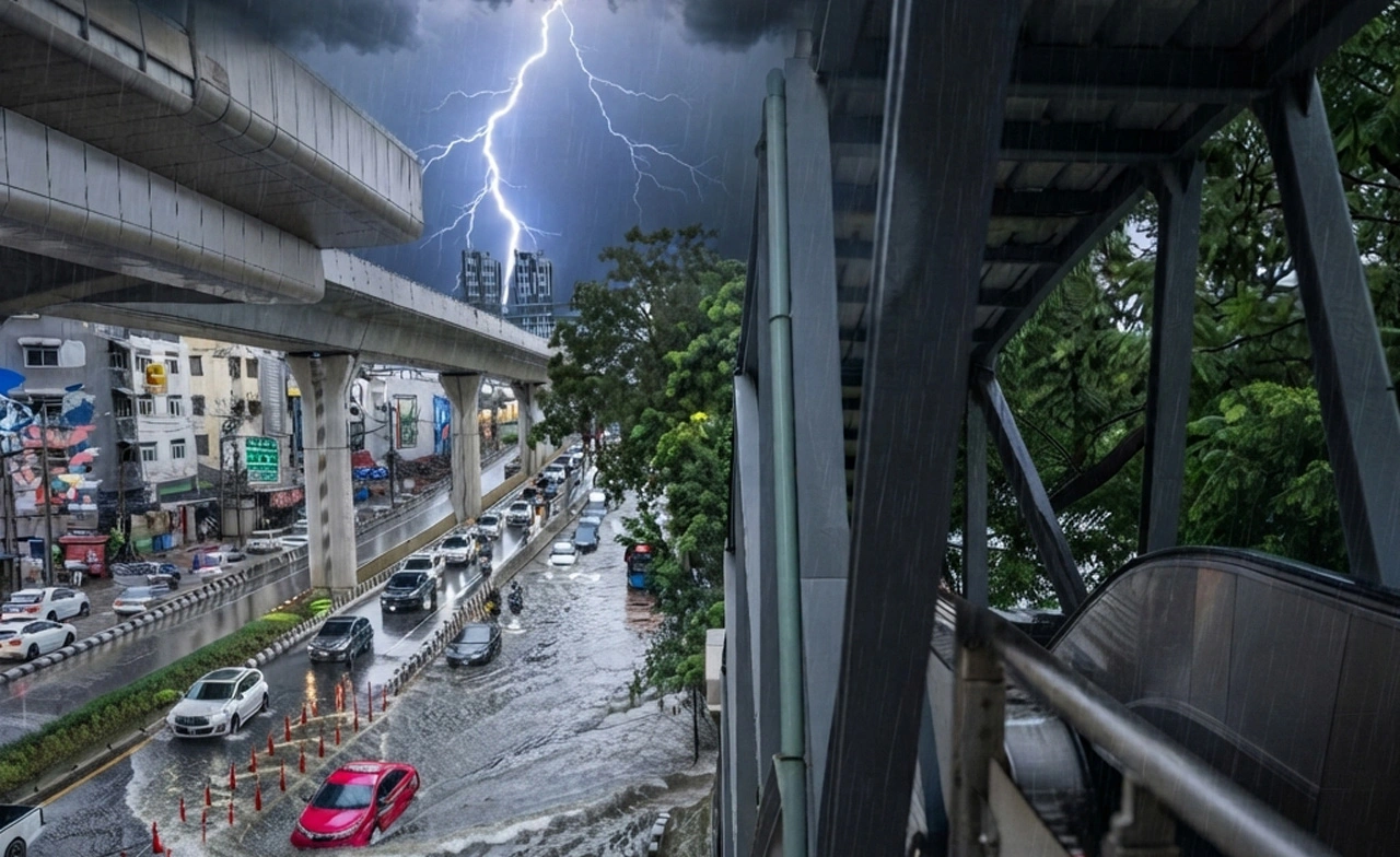 41 จังหวัด - กทม. เช็กด่วน! 26 ก.ย. รับมือ "ฝนตกหนักถึงหนักมาก" เสี่ยงน้ำท่วม