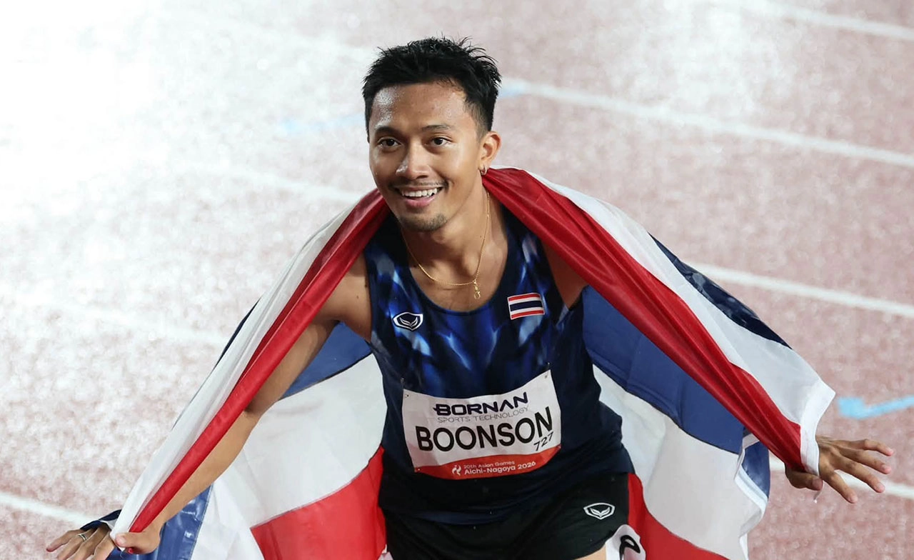 “บิว” ภูริพล คว้าเหรียญทองที่ 2 วิ่ง 200 ม. พร้อมทำลายสถิติเอเชียนเกมส์