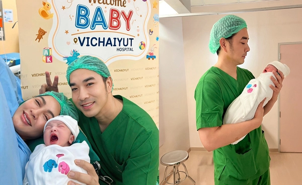 คลอดแล้วจ้า! “ครูก้อย” คลอดลูกคนที่ 2 “น้องมีเมตตา”  พ่อเจมส์ปลื้มหนักมาก