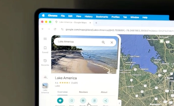 Google Maps เปลี่ยนชื่อทะเลสาบออนแทรีโอ เป็น “ทะเลสาบอเมริกา” แล้ว