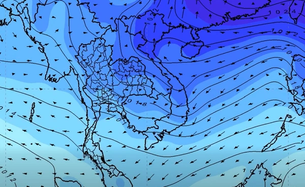 ลมหนาวปกคลุมไทย 24-25 ม.ค.เย็นลง 1-3 องศาฯ ส่วนภาคใต้มีฝนบางแห่ง