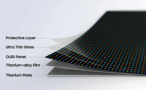 Samsung เปิดตัวจอพับได้ Gen ใหม่ "Flex Titanium" ผสานวัสดุการบินและแผ่นโลหะคู่ ลดรอยพับ-บางเฉียบขึ้น