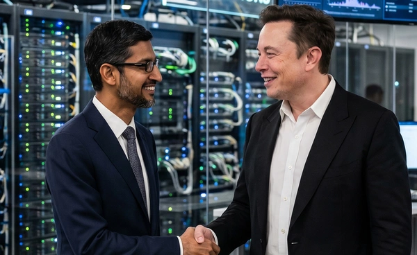 Google ทุ่ม 3 หมื่นล้านบาทต่อเดือน เช่า AI SpaceX ก่อน IPO