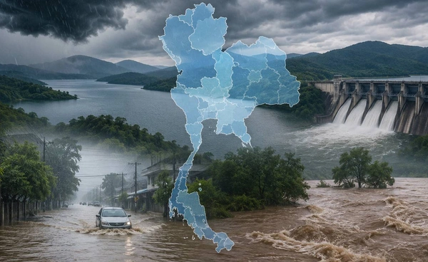 ฝนยังตกหนักหลายพื้นที่ สทนช. เตือนเฝ้าระวังน้ำท่วมถึง 5 ส.ค.