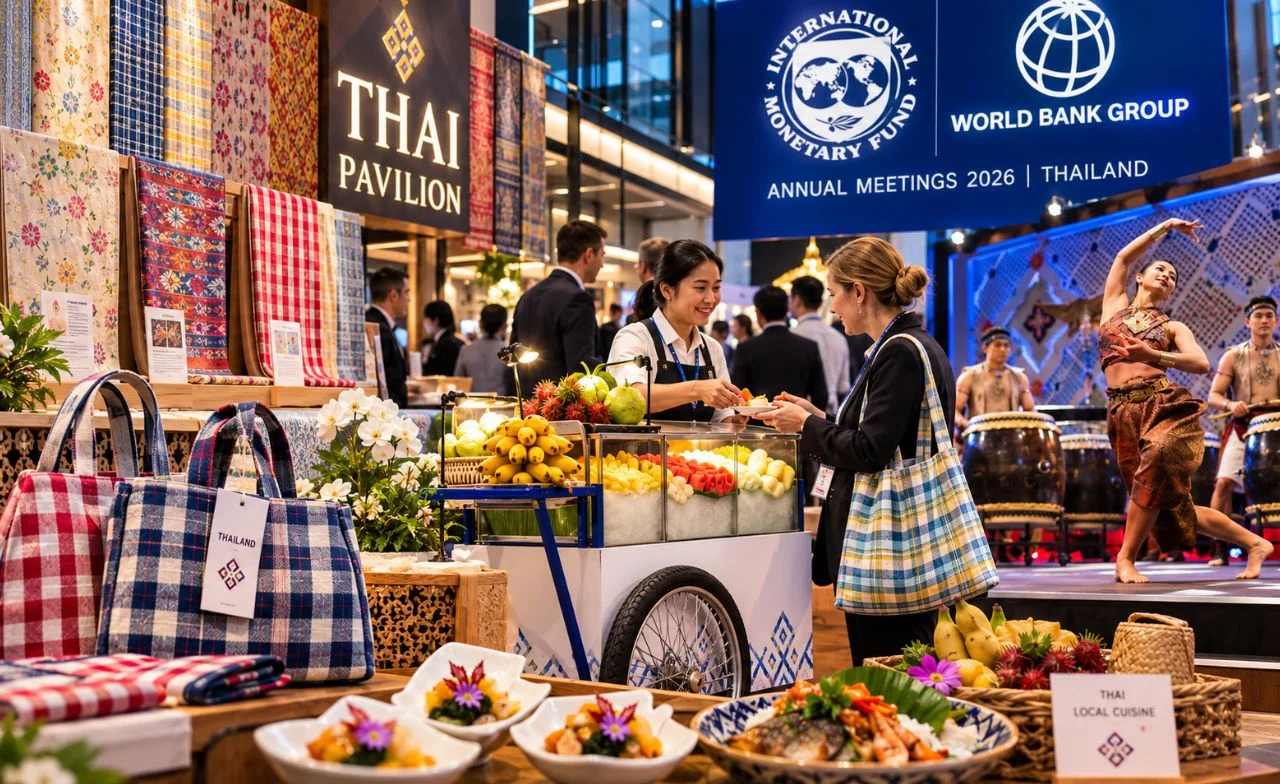  "เสน่ห์ไทย” บนเวที IMF–World Bank ผ้าไทย–อาหารท้องถิ่น–งานคราฟต์ เปิดโอกาสสร้างรายได้สู่ชุมชน