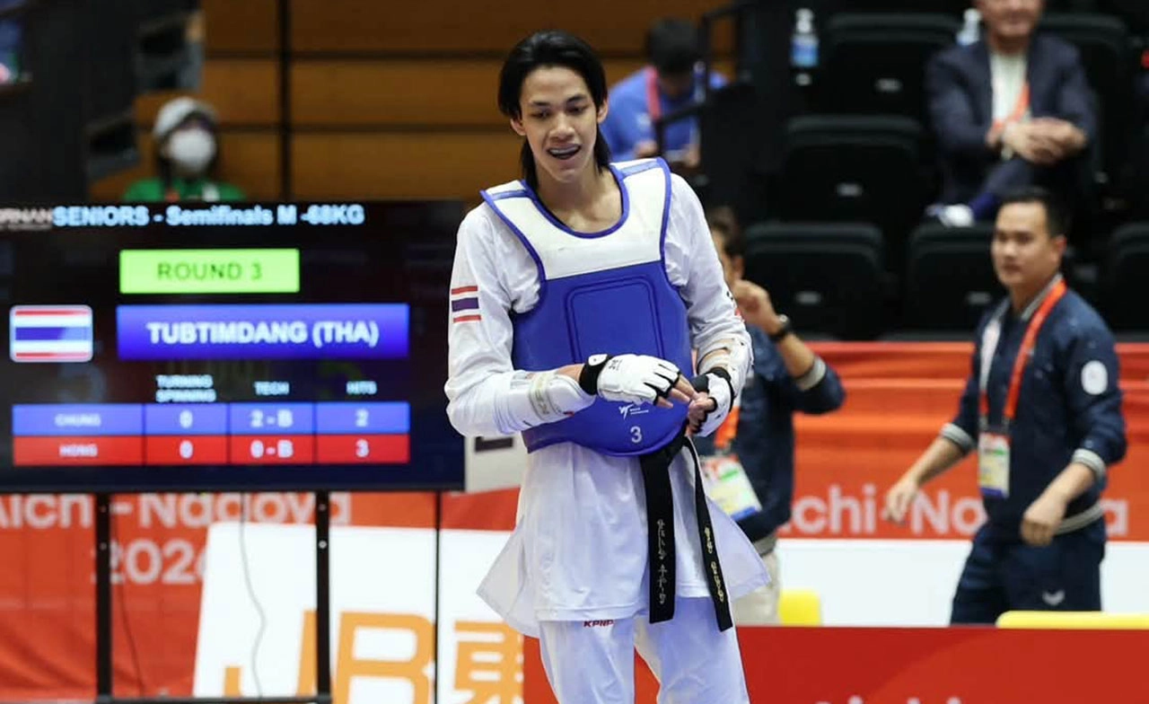 “หยู บัลลังก์” คว้าเหรียญทองเทควันโด เอเชียนเกมส์ 2 สมัยซ้อน