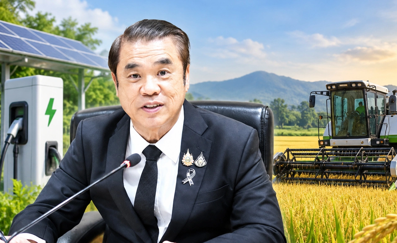 รถเกี่ยวข้าว EV 8 พันล้าน คุ้มค่าหรือไม่? รัฐบาลแจงปมคันละ 16 ล้าน
