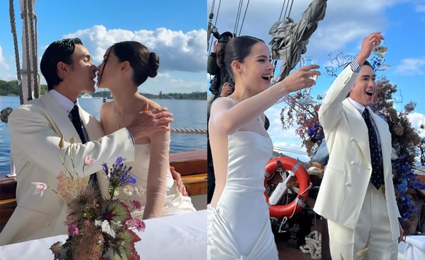 "ณเดชน์-ญาญ่า" เปิดฉากวิวาห์ สุดโรแมนติกบนเรือไวกิ้งที่ "นอร์เวย์" 