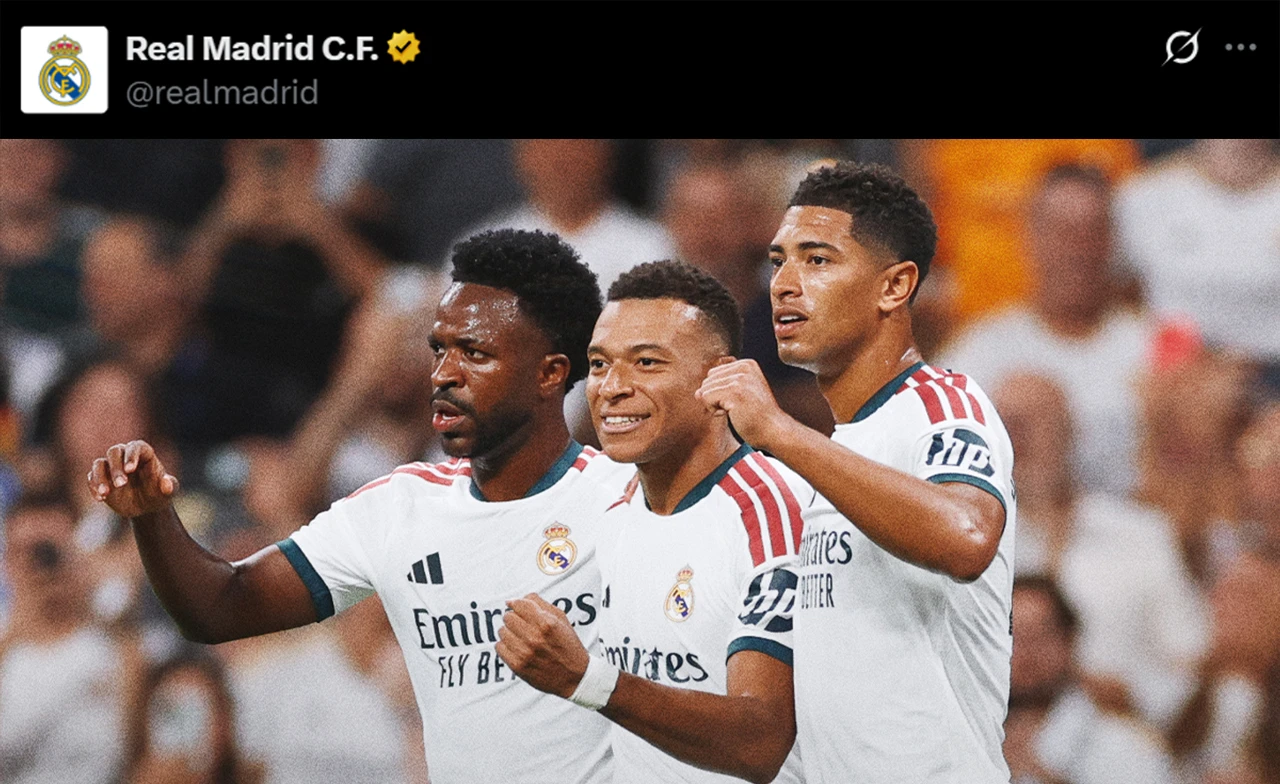 ผลฟุตบอล ลา ลีกา สเปน 2026-27 : ราชันชุดขาวทุบราโยขาดลอย 4-1 ทำแต้มทาบบาร์ซ่า