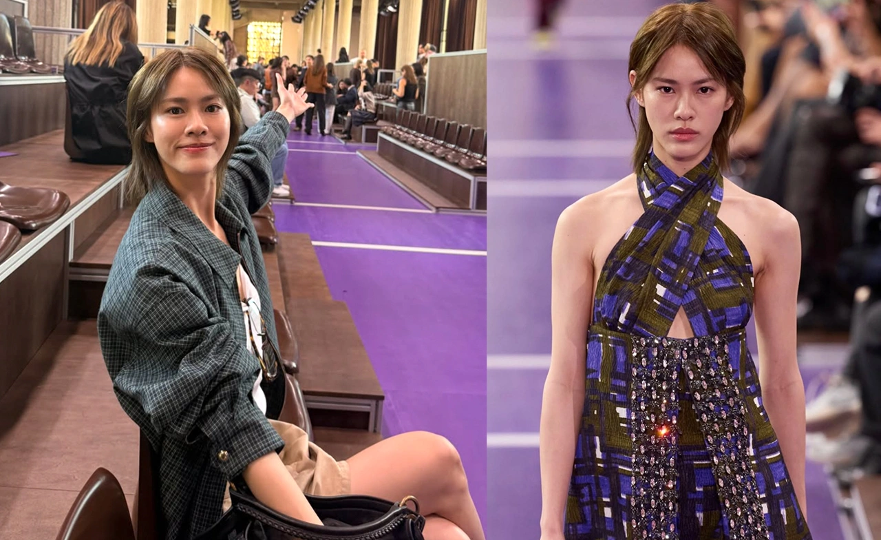 ฝันที่เป็นจริง! "เอมี่ ทสร" ร่วมเดินแบบบนรันเวย์ Miu Miu 