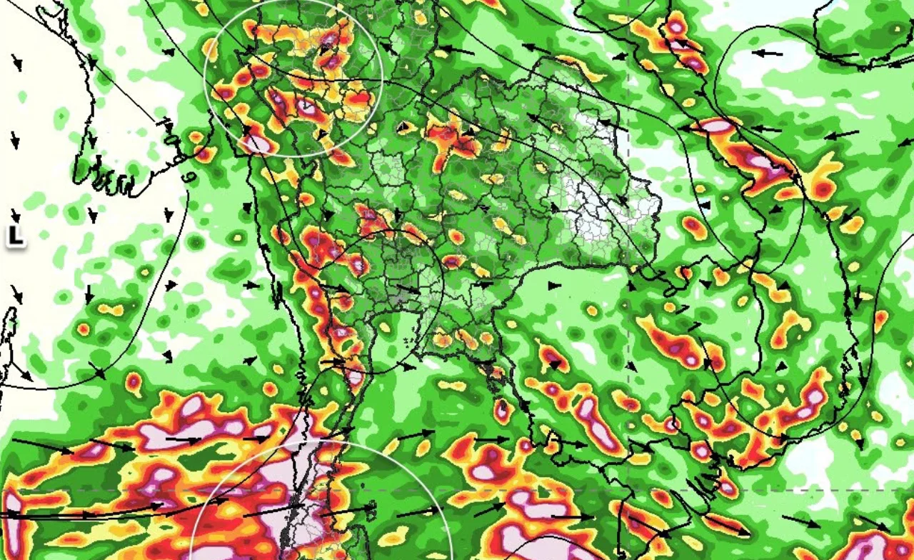 พยากรณ์อากาศวันนี้ 19 ก.ย.69 อุตุฯ เตือน 19-20 ก.ย. ทั่วไทยฝนหนักถึงหนักมาก 21-24 ก.ย.ฝนลดลง