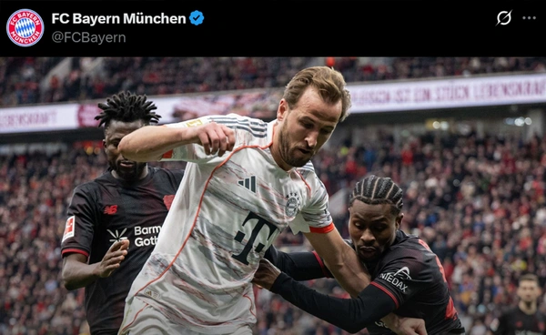ผลฟุตบอล บุนเดสลีกา เยอรมนี : บาเยิร์นรอดตายหวุดหวิด เหลือ 9 คนไล่เจ๊าห้างยา 1-1