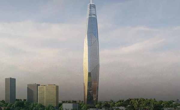 “Tower F” ตึกระฟ้าหน้ากากแอฟริกัน เตรียมขึ้นแท่นอาคารสูงที่สุดในทวีปแอฟริกา