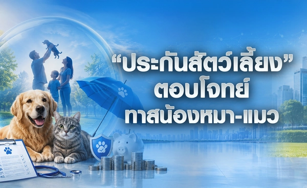 "ประกันสัตว์เลี้ยง"  ตอบโจทย์ทาสน้องหมา-แมว 