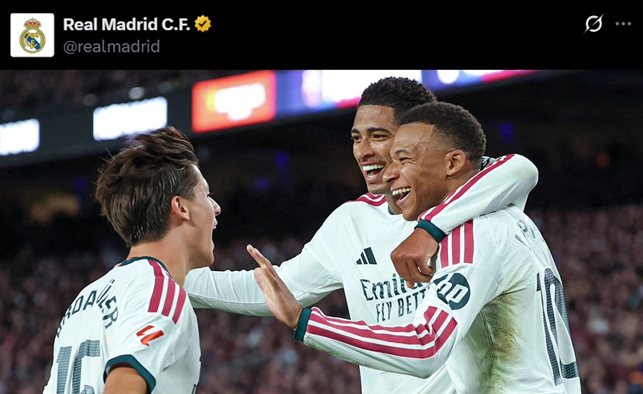 ผลฟุตบอล ลา ลีกา สเปน 2026-27 : เอ็มบั๊ปเป้เหมาสอง พาราชันบุกสอยบาร์ซ่า 2-1