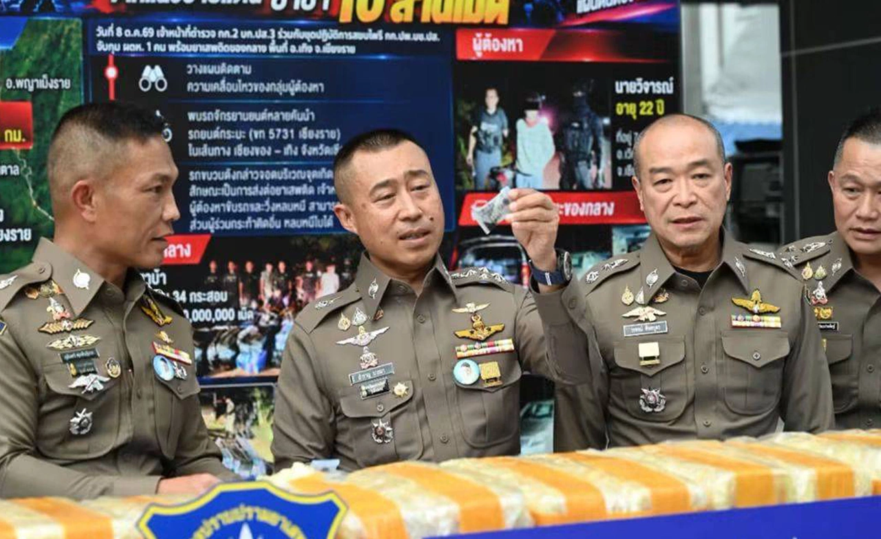ตำรวจเปิดยุทธการสยบไพรี ยึดไอซ์ 1.8 ตัน ยาบ้า 10.8 ล้านเม็ด