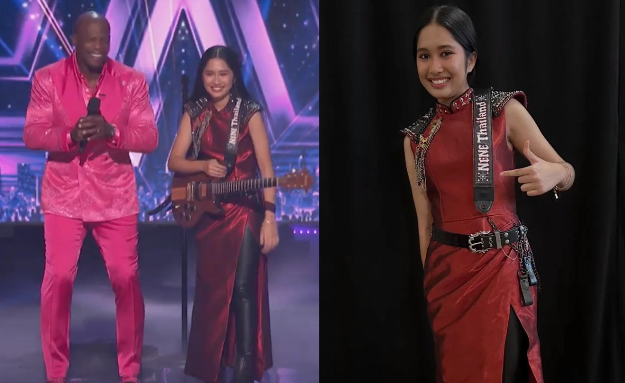 เนเน่ นำ เสน่ห์ “ผ้าไทย” ไปอวดโฉมสู่สายตาชาวโลก ในการแสดงรอบชิง AGT