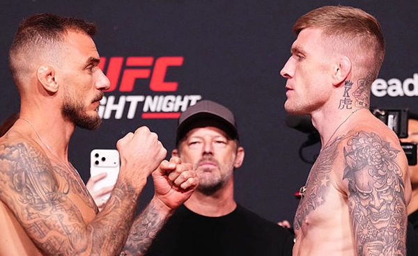  มอยกาโน-ดันแคน ชั่งผ่านฉลุย  พร้อมฟัด! UFC FIGHT NIGHT 
