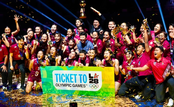 ปลดล็อกฝัน 62 ปี "ตบสาวไทย" คว้าตั๋ว อลป.2028