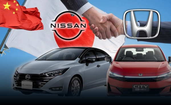 ญี่ปุ่นเร่งไล่จีน "นิสสัน–ฮอนด้า" แชร์เทคโนโลยี ลดต้นทุนพัฒนารถ