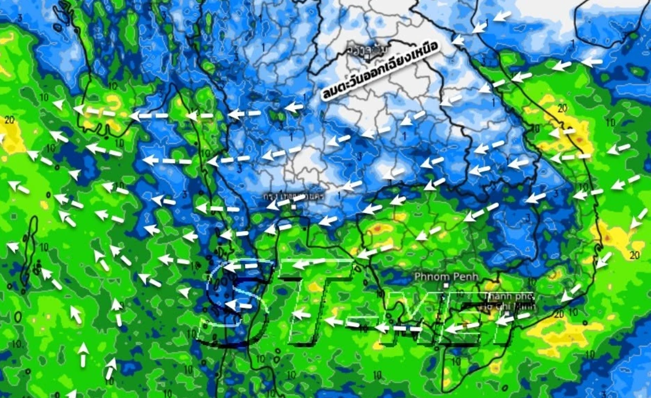 พยากรณ์อากาศวันนี้ 12 ต.ค.69 เตือนภาคใต้ 12-17 ต.ค. ฝนตกหนัก ส่วนไทยตอนบนฝนเริ่มลดลง