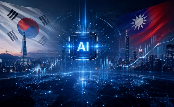 "AI" ดันศก.เกาหลีใต้-ไต้หวันโตแบบ K-shaped 