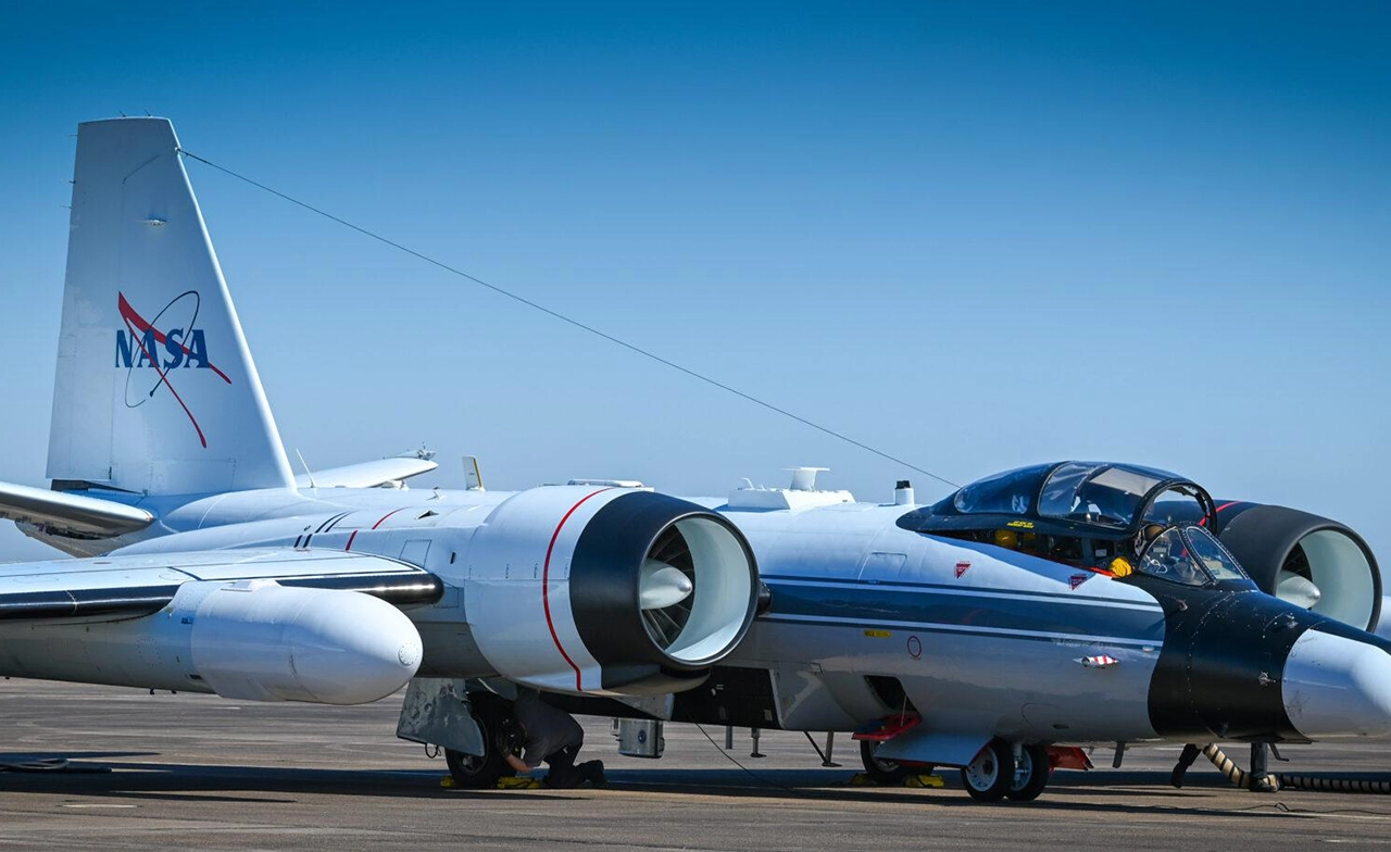 “NASA” ส่งเครื่องบินวิจัยระดับสูง “WB-57” ไขปริศนาชั้นบรรยากาศ “ปานามา”