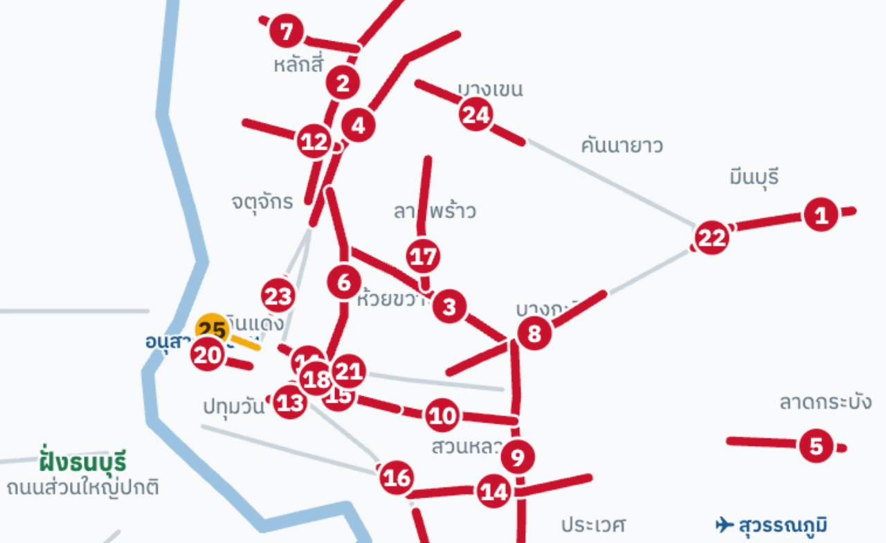 เปิดเส้นทางน้ำท่วมขัง หลังฝนถล่ม “กทม.” จุดไหนผ่านได้ จุดไหนควรหลีกเลี่ยง