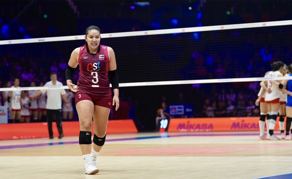 พรพรรณ ปลื้มสาวไทยเก็บแต้มแรก! ปลดล็อกความมั่นใจในศึกเนชั่นส์ลีกฯ