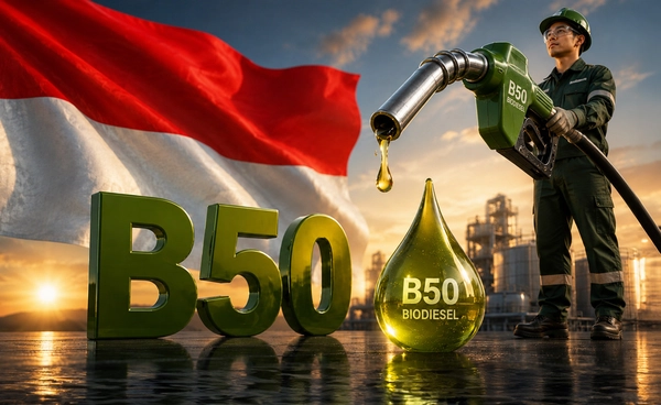 “อินโดนีเซีย” เปิดใช้ไบโอดีเซล B50 ลดนำเข้าน้ำมัน