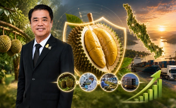 ก.เกษตรฯเข้ม"ทุเรียนใต้"ดันส่งออก 1.5 แสนล้าน