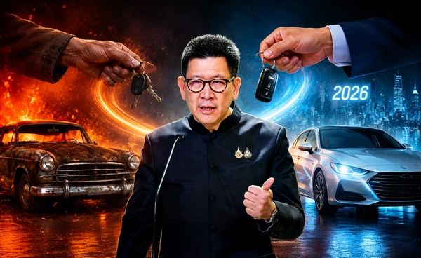 "เอกนิติ" สั่งสรรพสามิตทบทวน "รถเก่าแลกรถใหม่" 