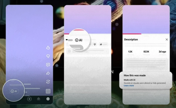 YouTube ประกาศเริ่มใช้ระบบติดป้ายกำกับวิดีโอ AI อัตโนมัติ พร้อมปรับตำแหน่งให้เห็นชัดเจนขึ้น