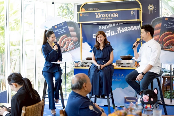 รูป-สดฉ่ำเกินต้าน! PASTA AMA เสิร์ฟพาสต้าโฮมเมตคู่ไส้กรอกหมูดำคูโรบูตะจาก CPF-6