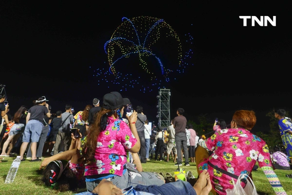 รูป-การแสดงโดรนแปรอักษร 1200 ตัว งาน “Maha Songkran World Water Festival 2026”-7